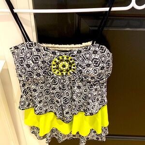 Rampage bustier-like top with padded cups. Size small .